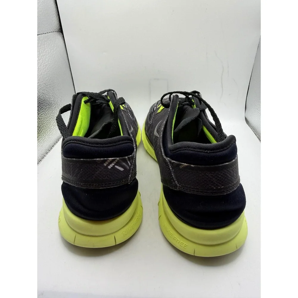Nike Free 5.0 TR Fit 5 Print Womens Training Shoes Black Volt 704695-017 Size 7